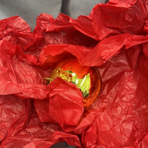 NWT,Alessi AMJ13 5 GD Donkey Bauble for Christmas Tree, Blown Glass, Gold, 13.5 - Picture 10 of 17